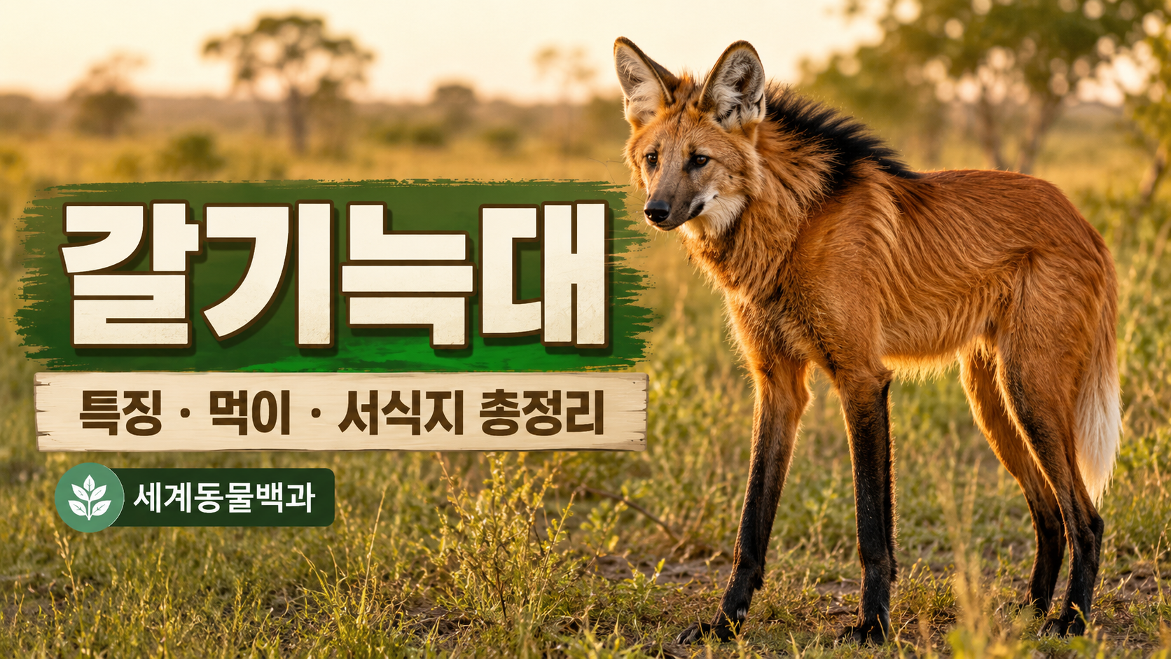 갈기늑대